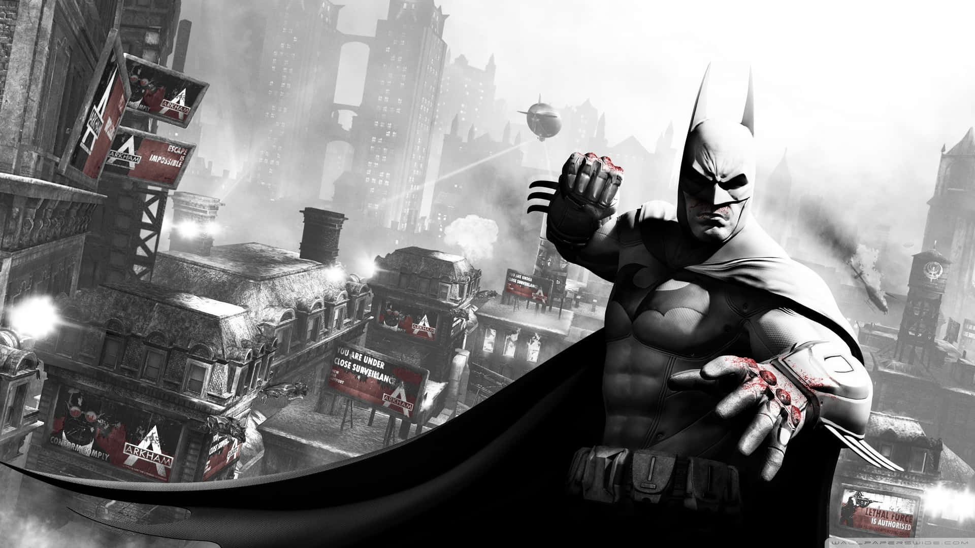 Batman Arkham City Vigilante Overlook Wallpaper