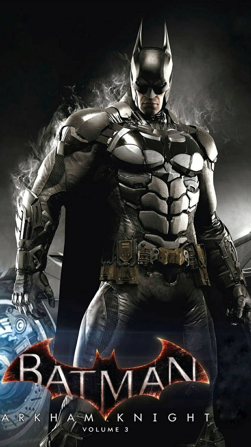 Poster Di Batman Arkham Per Iphone Volume 3 Sfondo