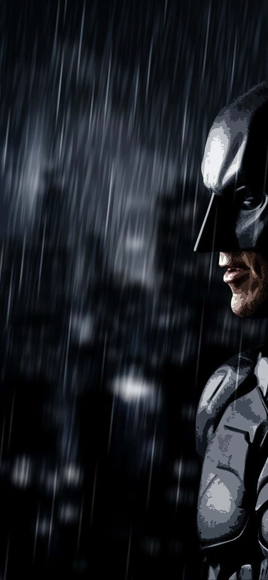 Batman overlooking Gotham City in Batman: Arkham Knight Wallpaper