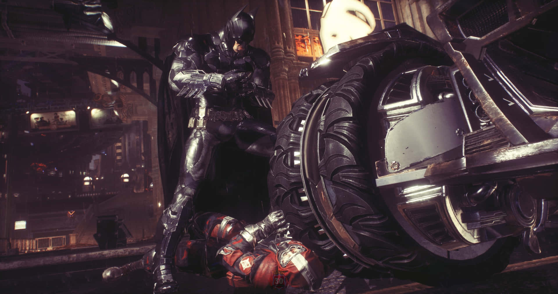 "The Dark Knight Rises Again - Batman Arkham Knight 4K" Wallpaper