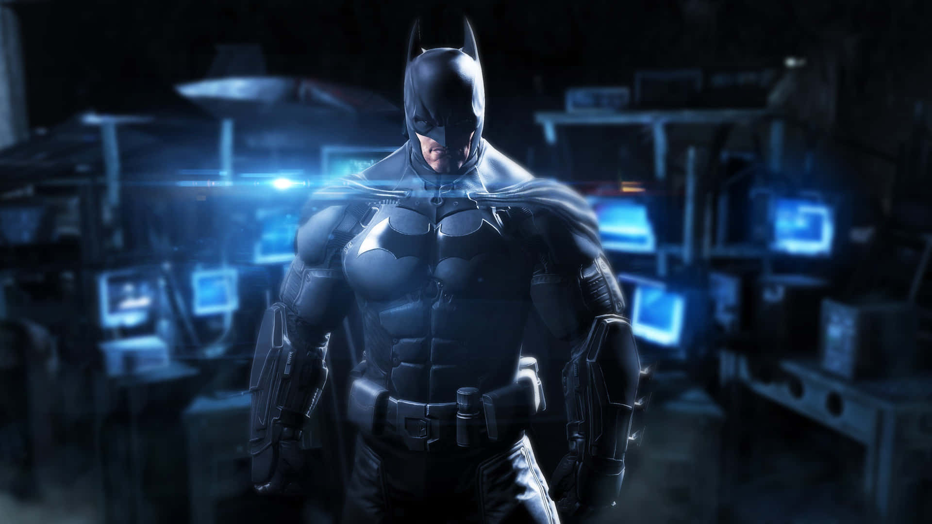 Batmanarkham Origins Hombre Musculoso Superhéroe Fondo de pantalla