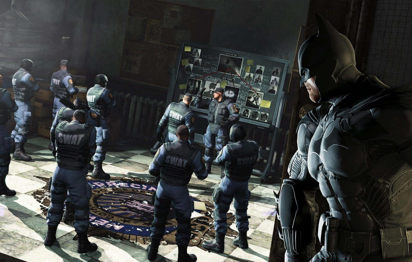 En ny generation af retfærdighed i det mørke af Gotham City. Wallpaper