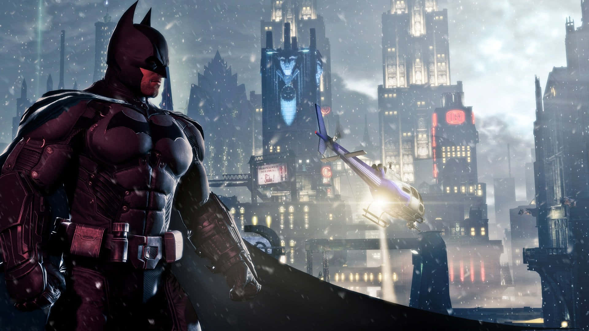 Vistade La Ciudad En Batman Arkham Origins Fondo de pantalla