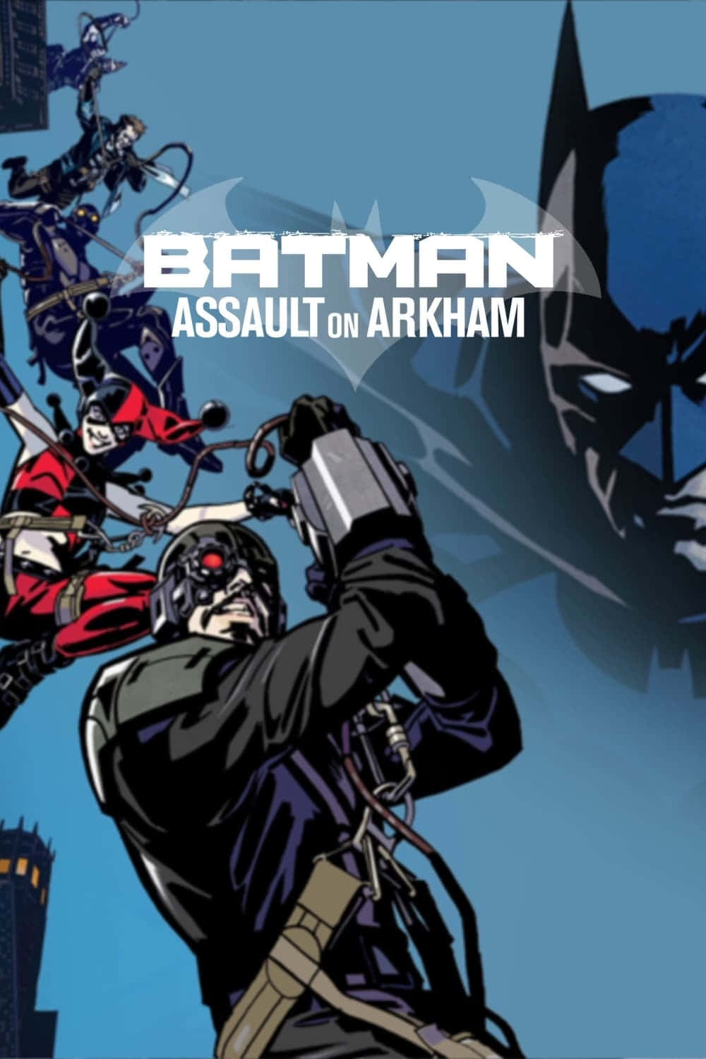 Batman and Task Force X facing off in Arkham Asylum Wallpaper