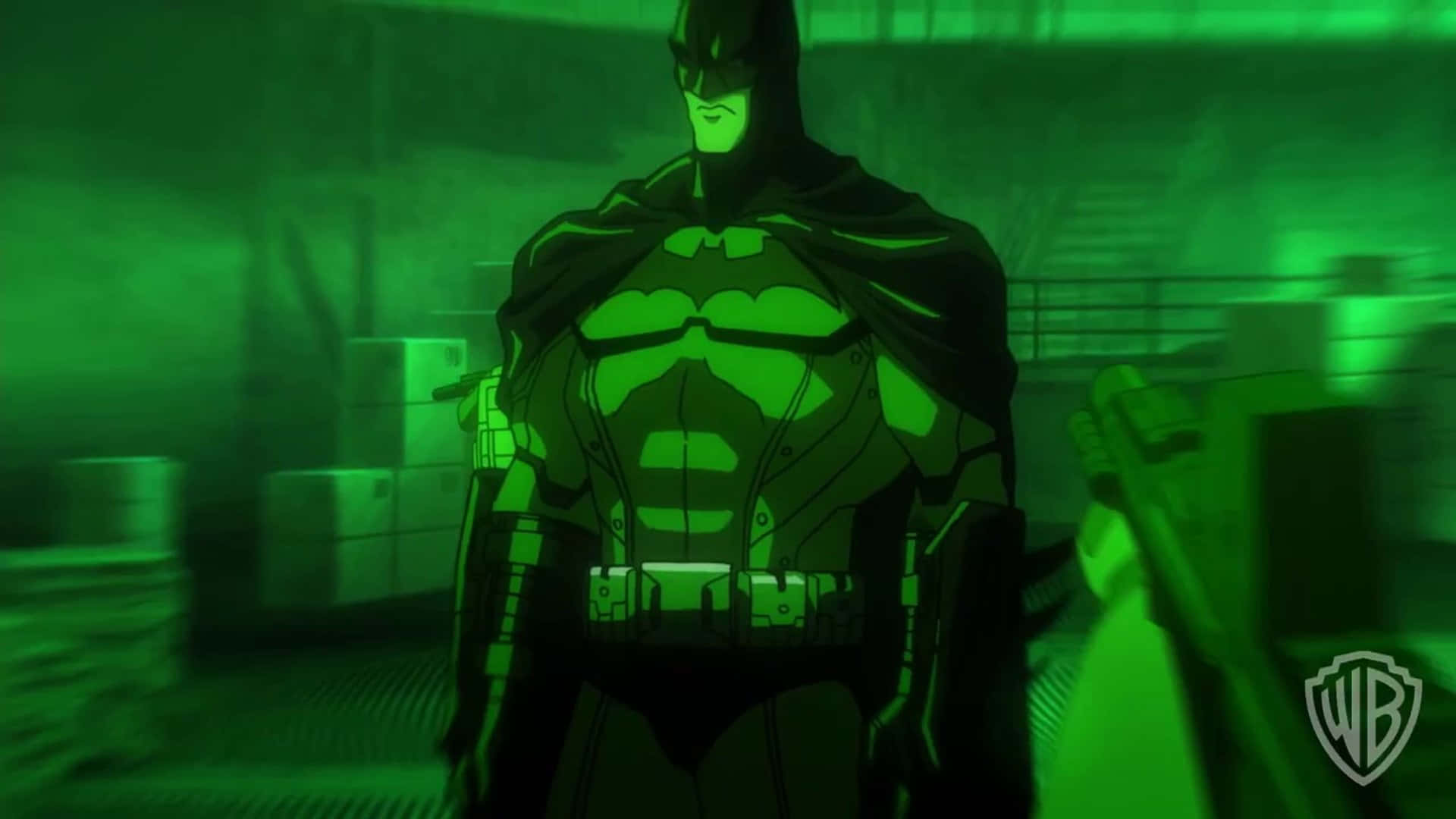 Batman Takes Action in 'Assault on Arkham' Wallpaper