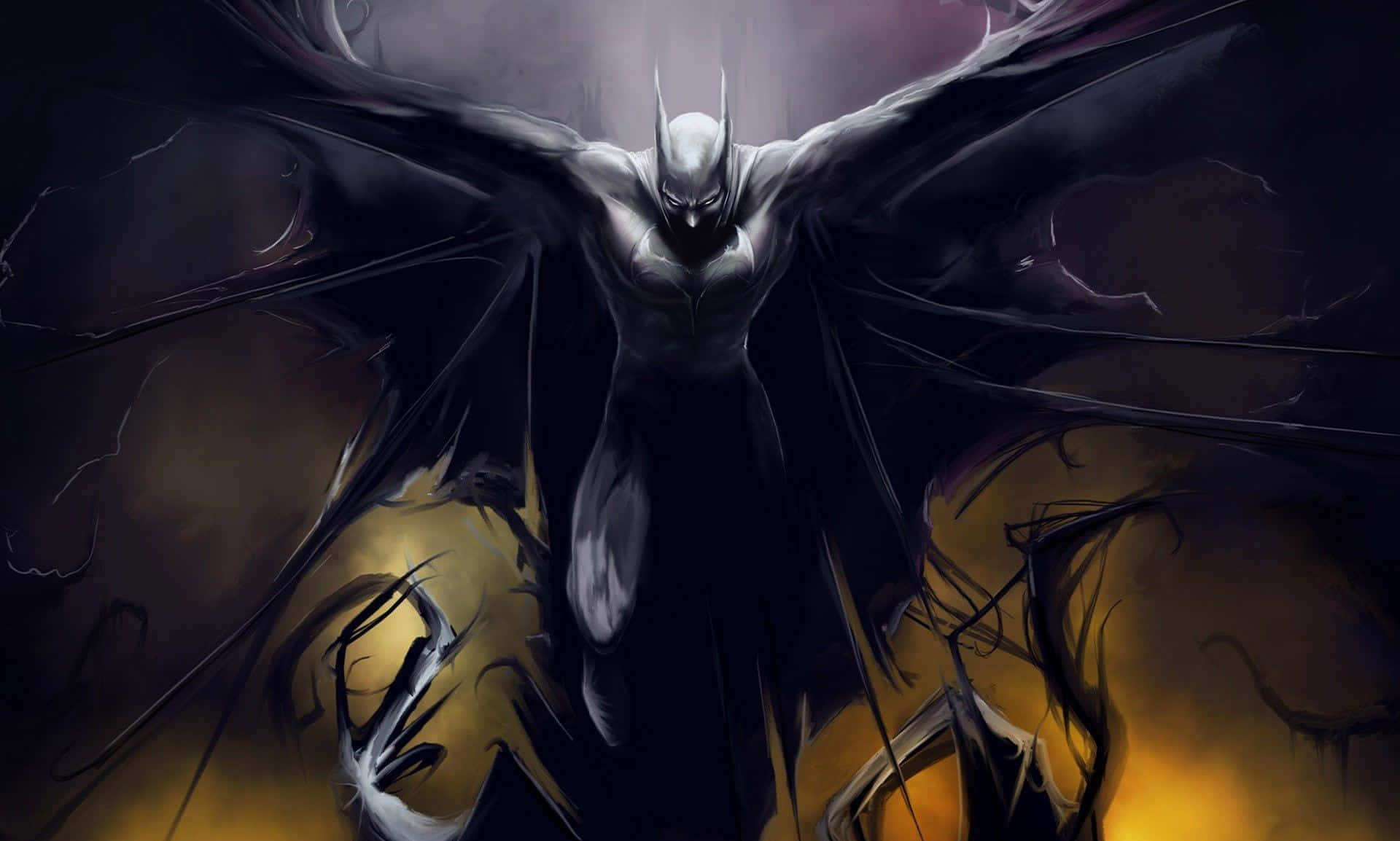 The Dark Knight guards Gotham City