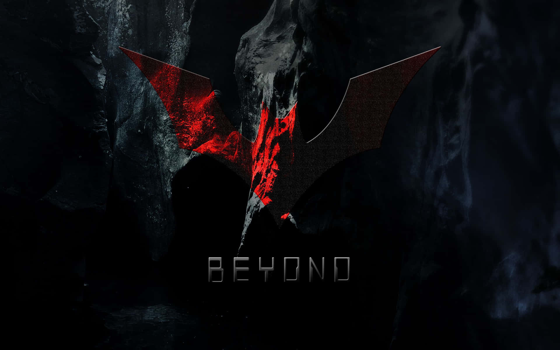 Batman Beyond defending the city against evil