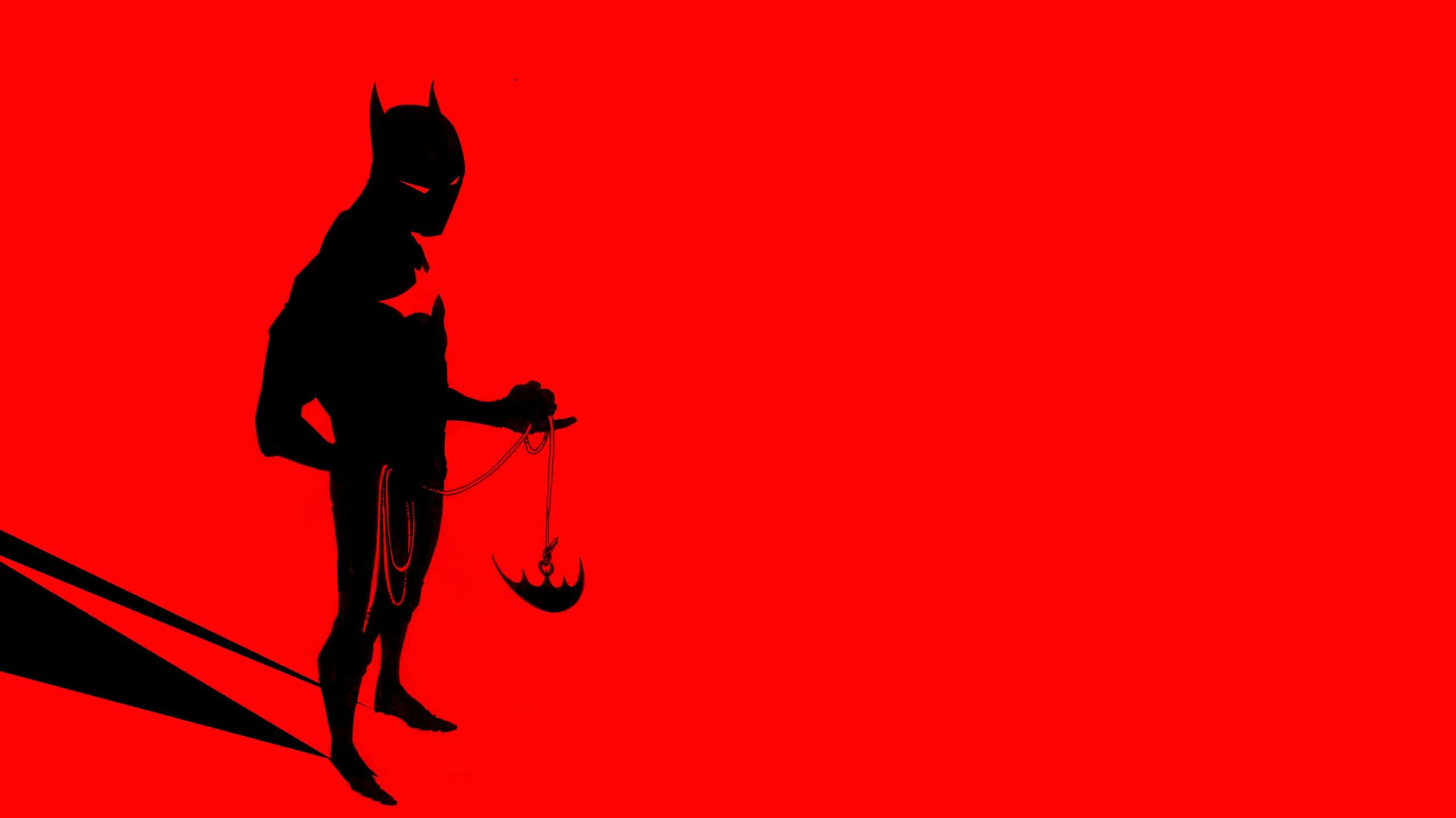 Batmanbeyond Förbereder Sig För Att Skydda Gotham City