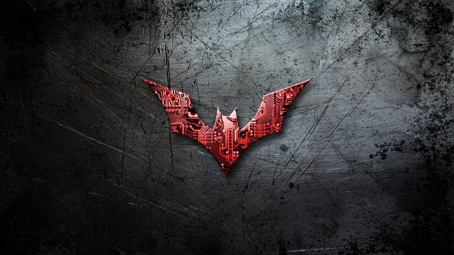 Batman Beyond Bat Microchip Background