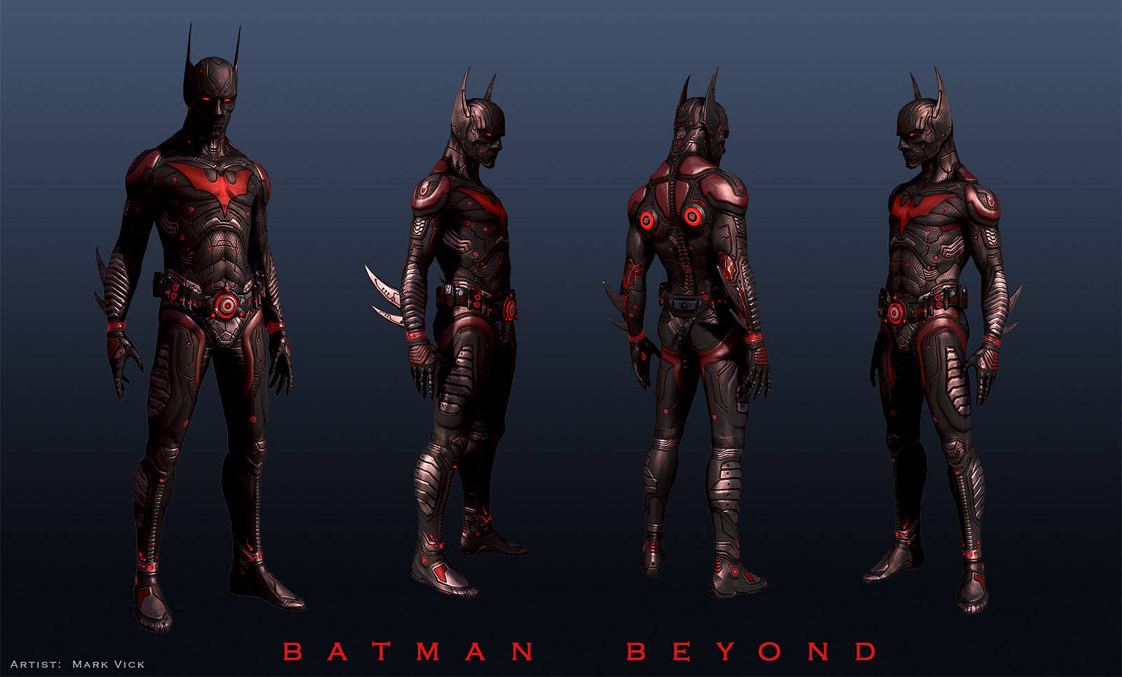 Batman Beyond Four Angles Background