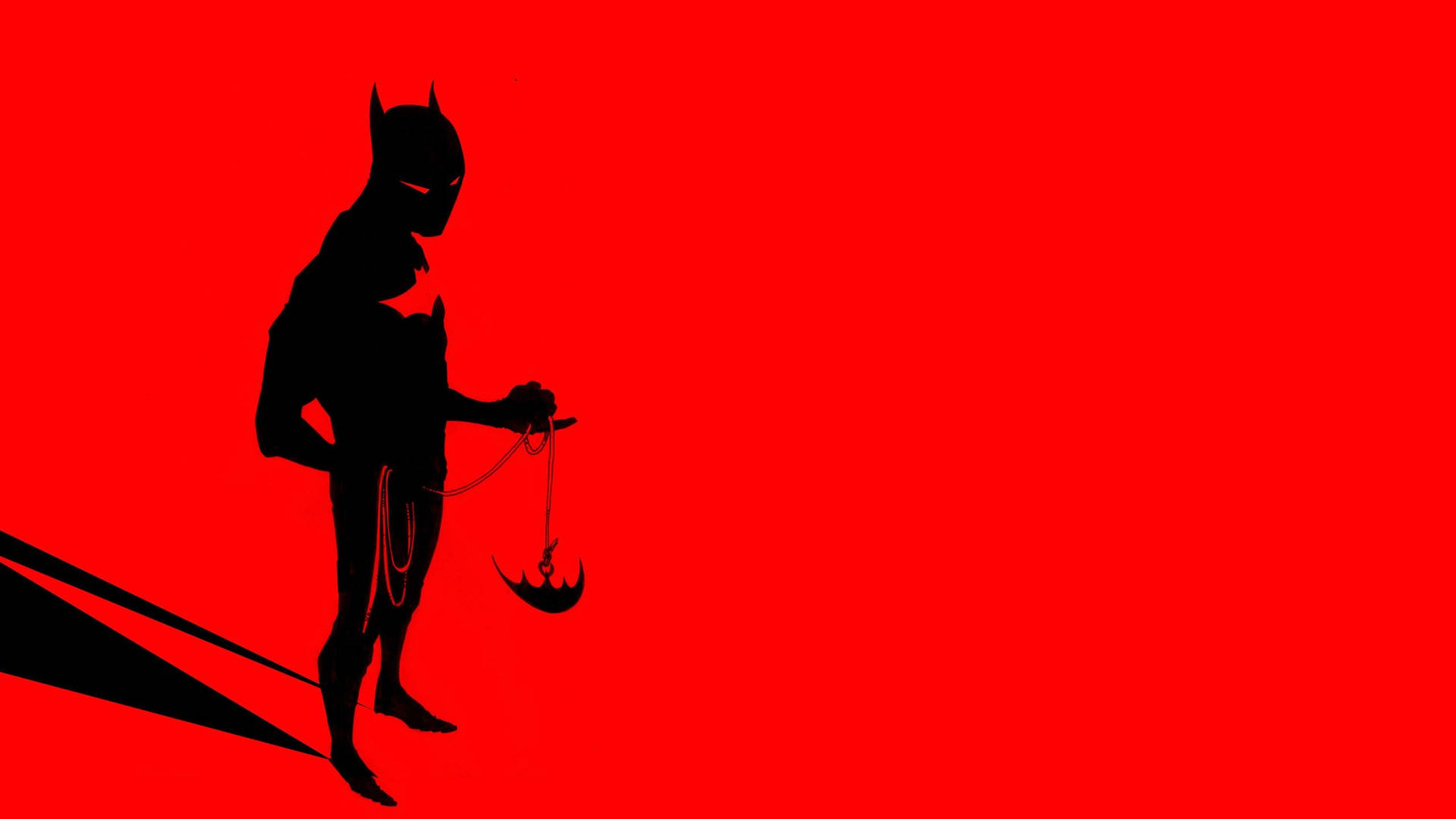 Batman Beyond Red Vector Art Background