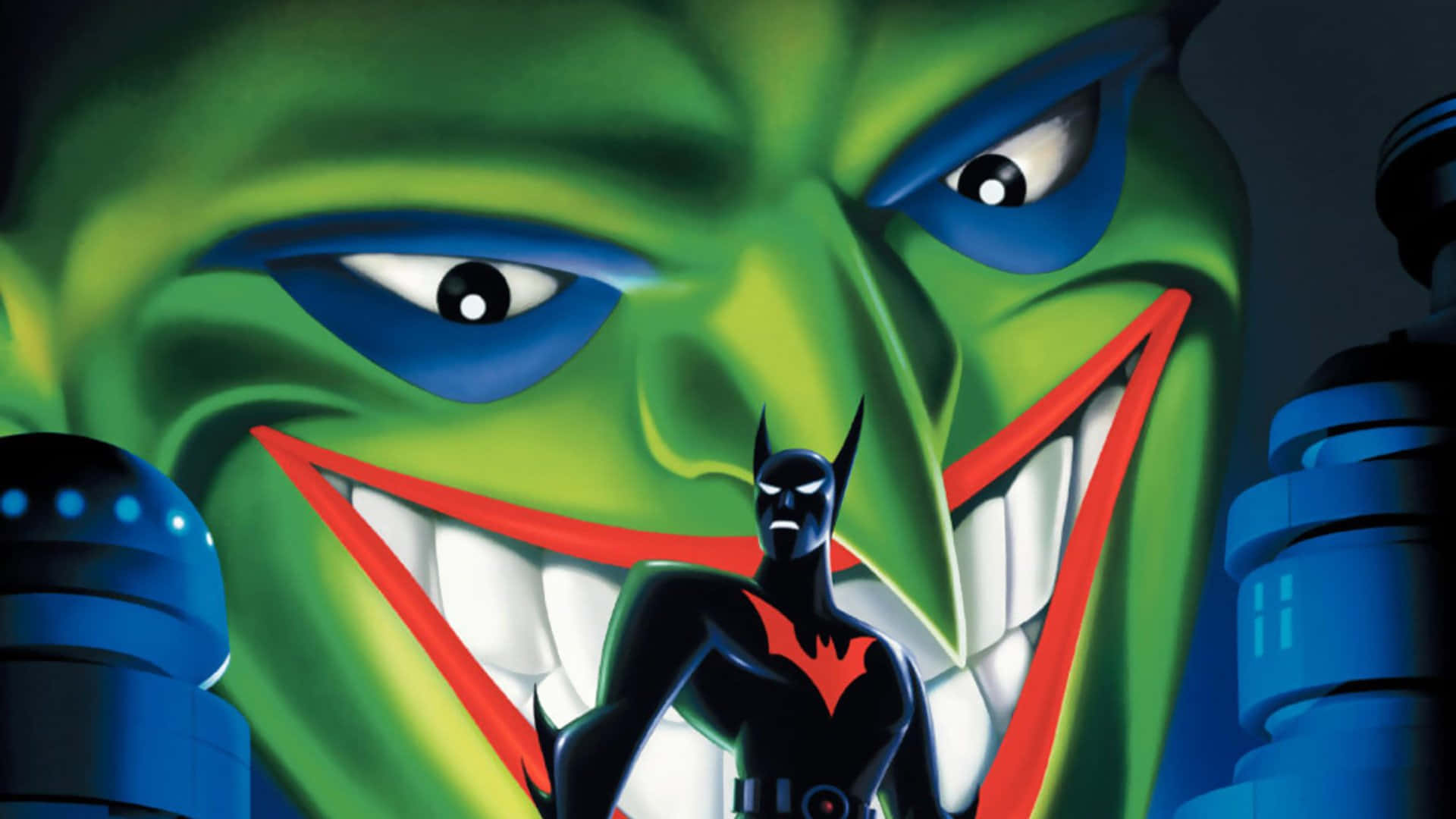 Batman and the Joker in a fierce face-off in Batman Beyond: Return of the Joker Wallpaper