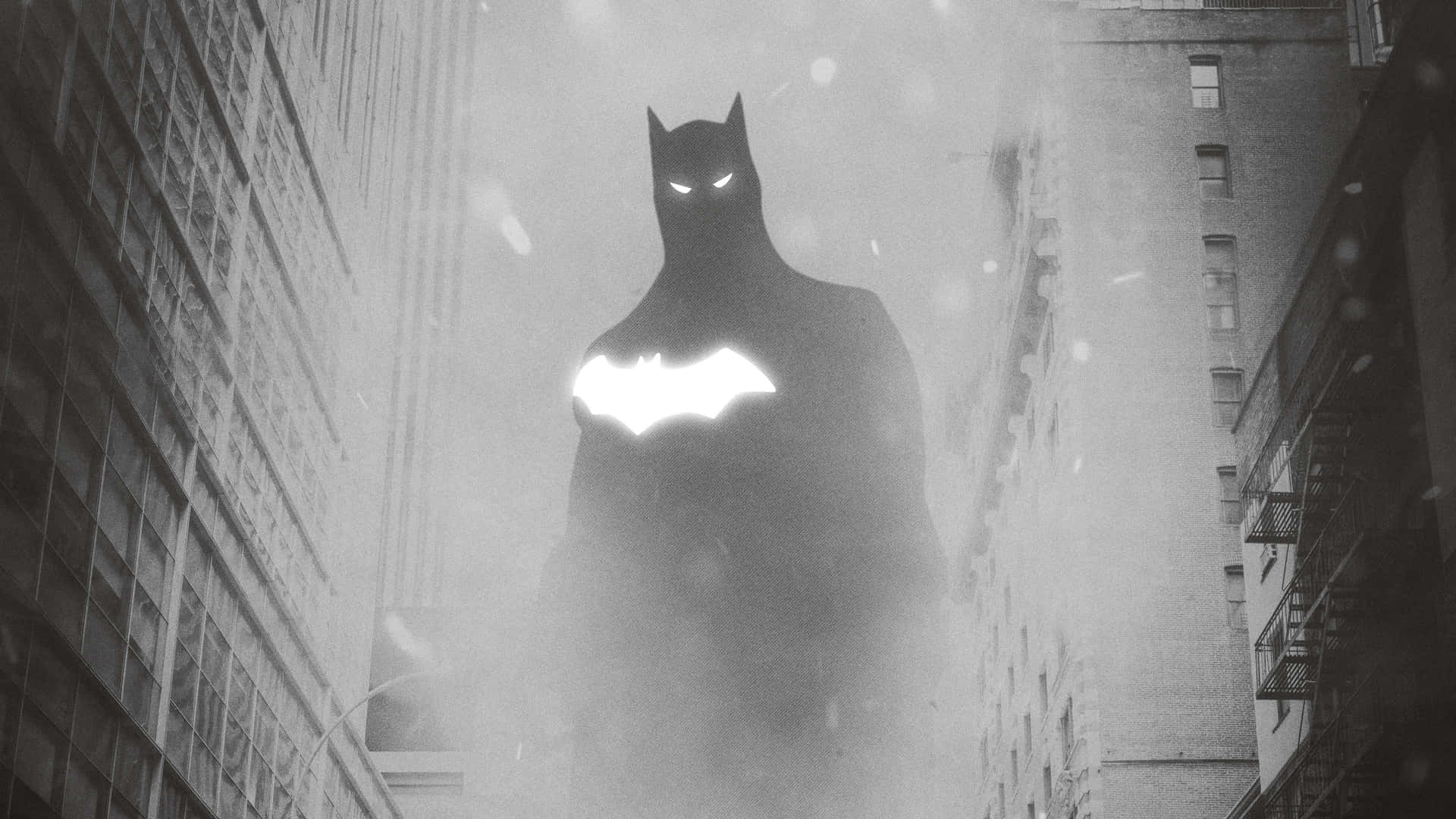 Batman in Monochrome Wallpaper