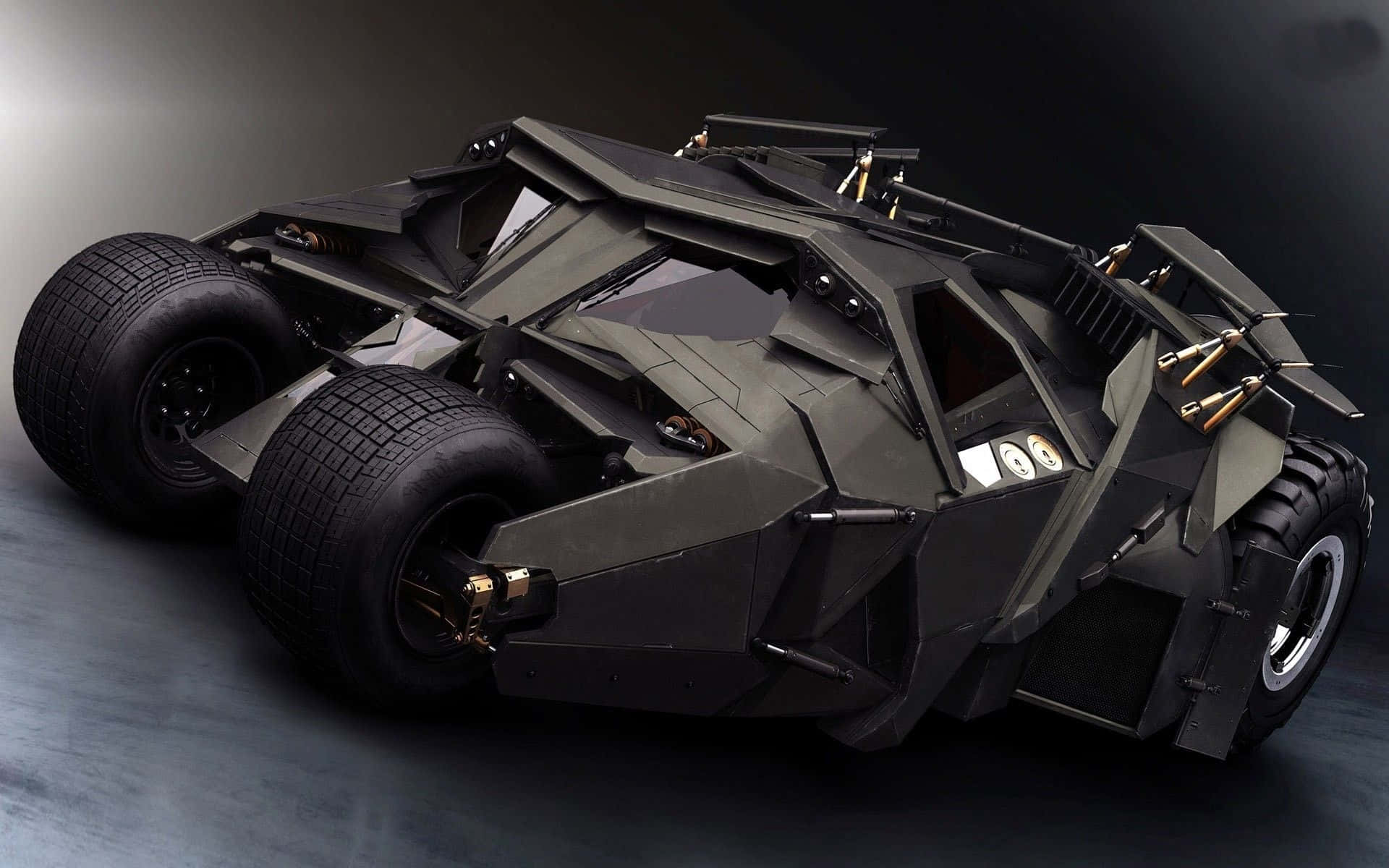 Batmanauto Mit Metallischen Teilen Wallpaper