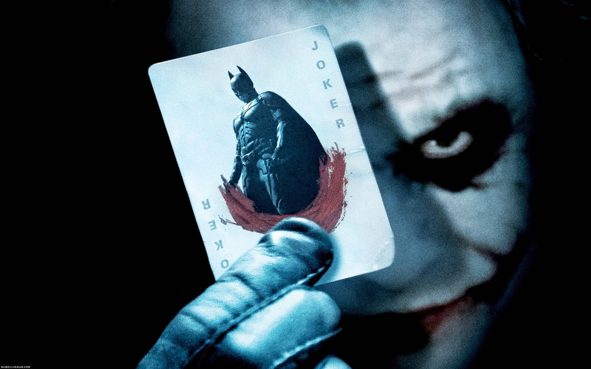 Batman Card Heath Ledger Joker