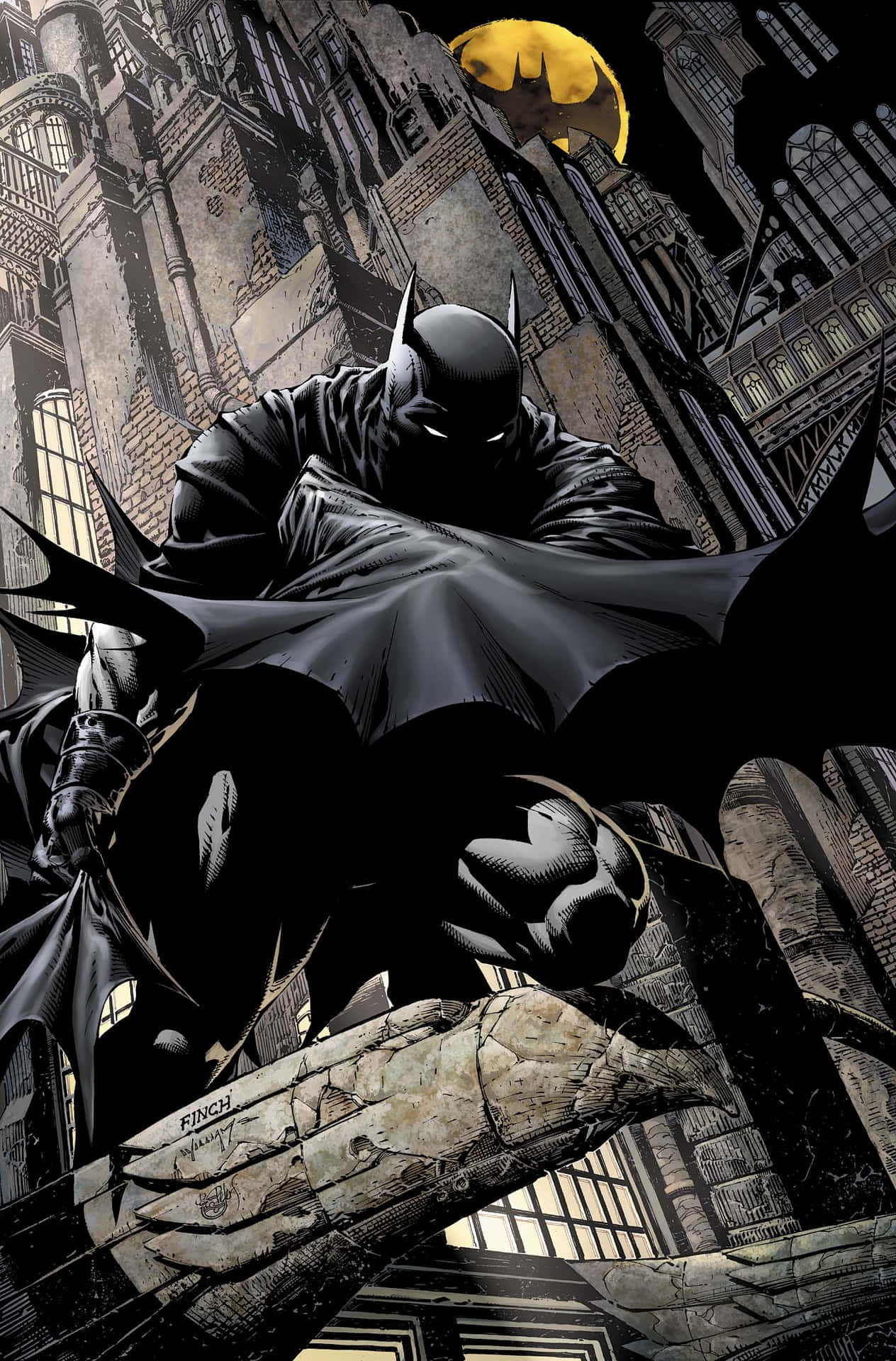 Batman Ready To Save Gotham City Wallpaper