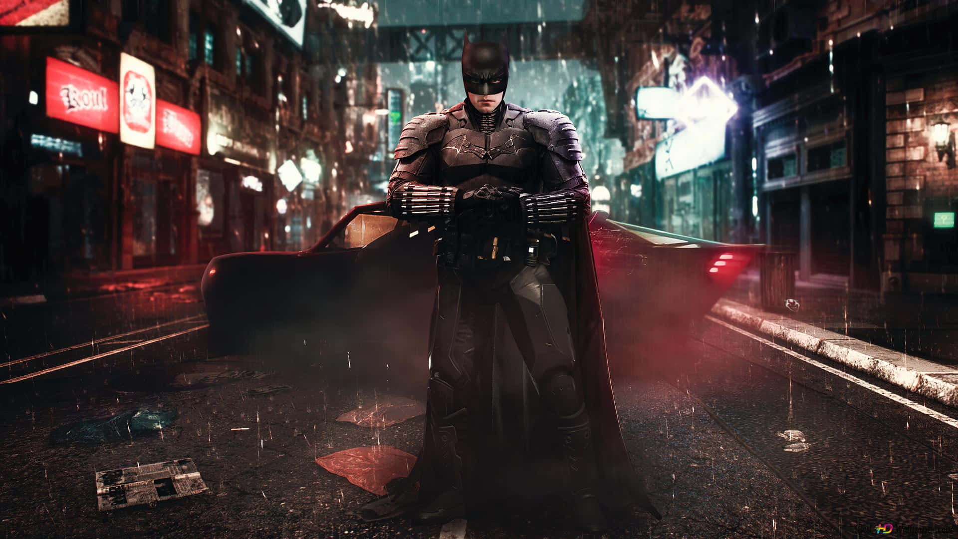 Descubreel Paisaje Urbano De La Ciudad De Batman, Hogar Del Caballero Oscuro. Fondo de pantalla