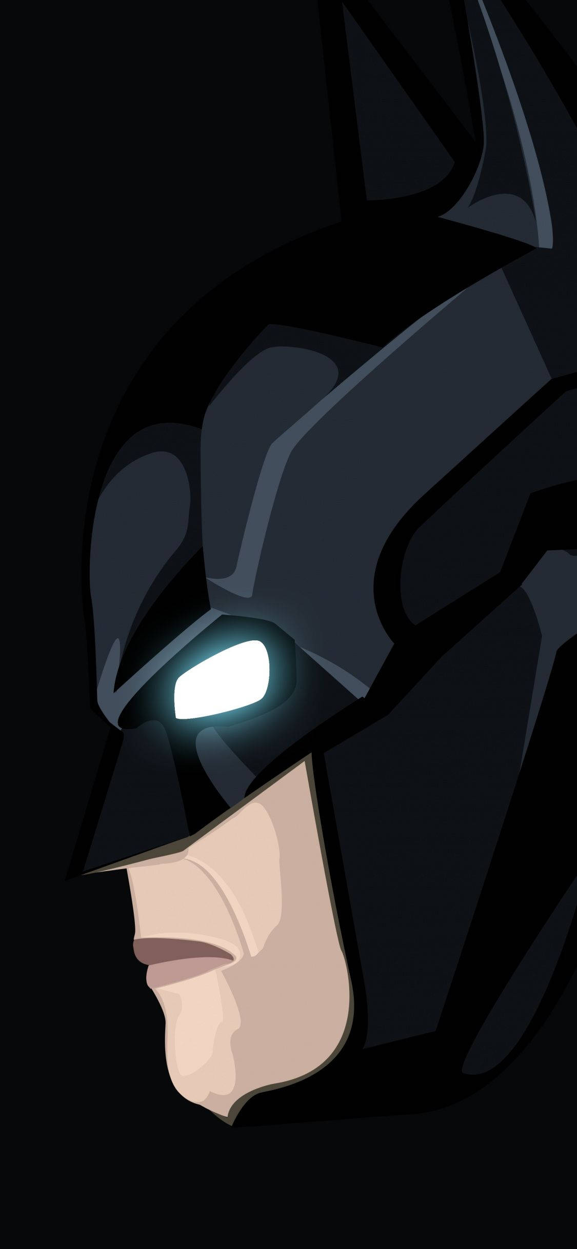 Batmancaballero Oscuro Arte Iphone X Fondo de pantalla