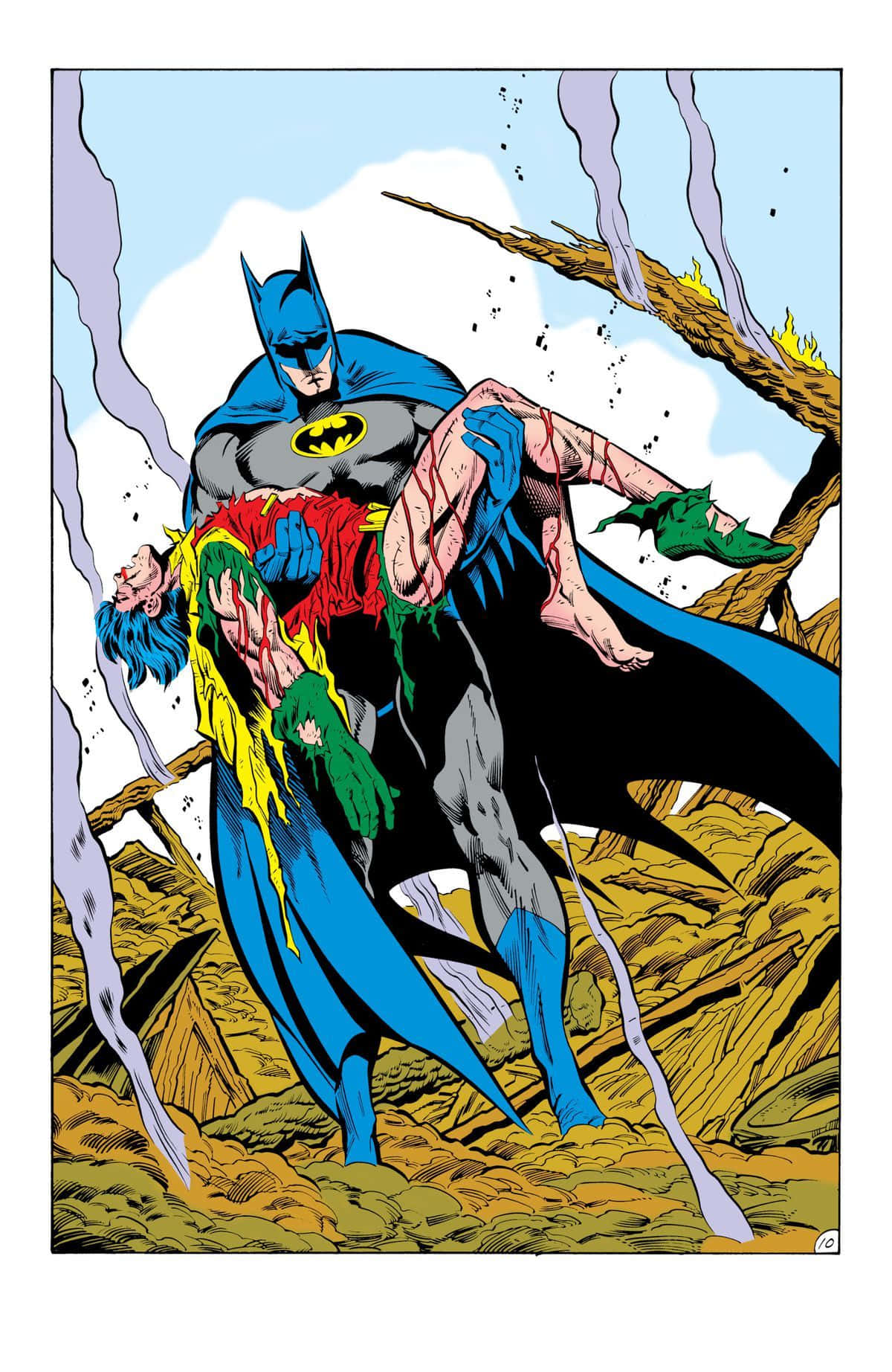 Batman Death in the Family Comic Cover Wallpaper
