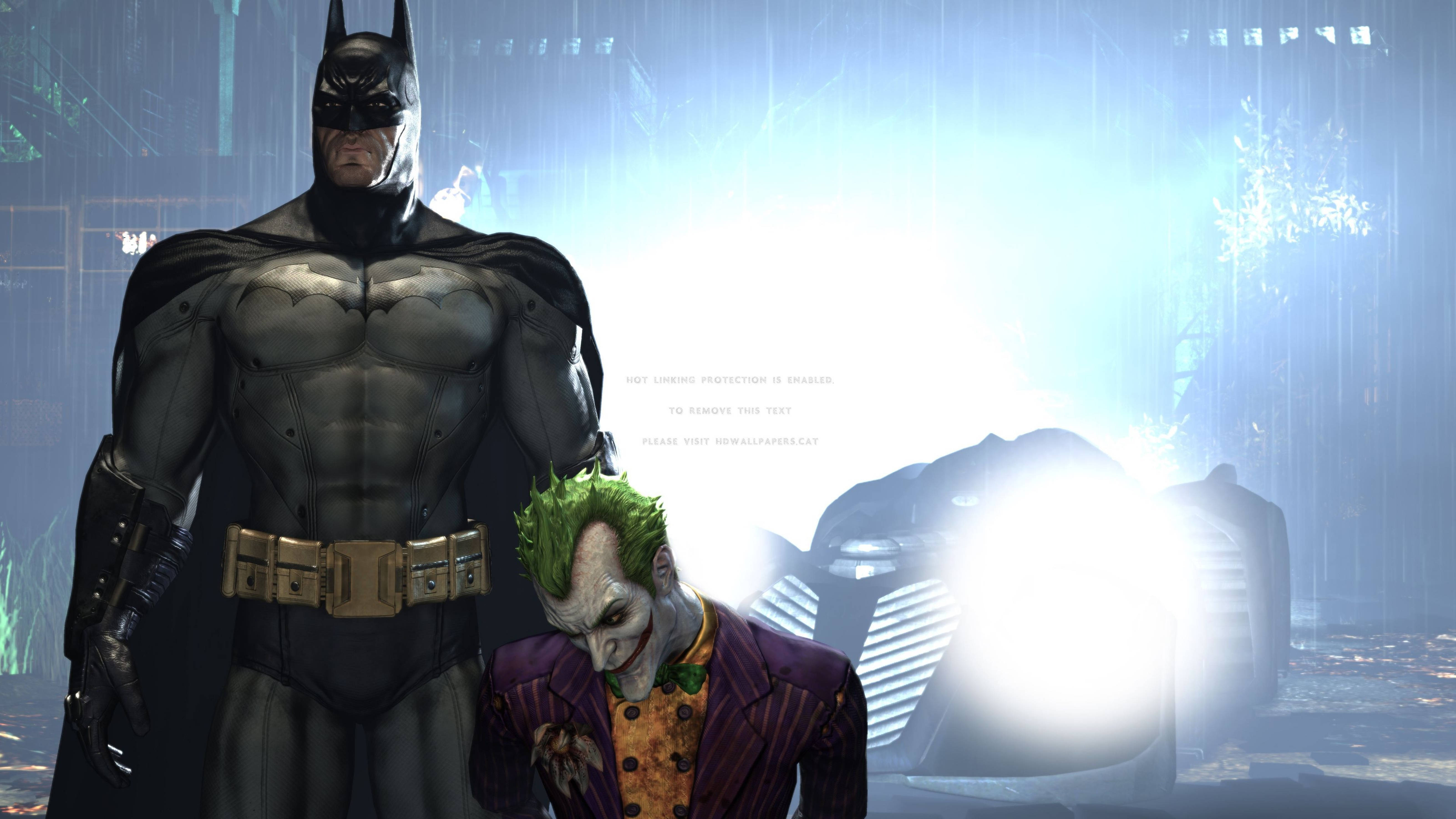 Batman Defeats Joker In Arkham City 4k Wallpaper