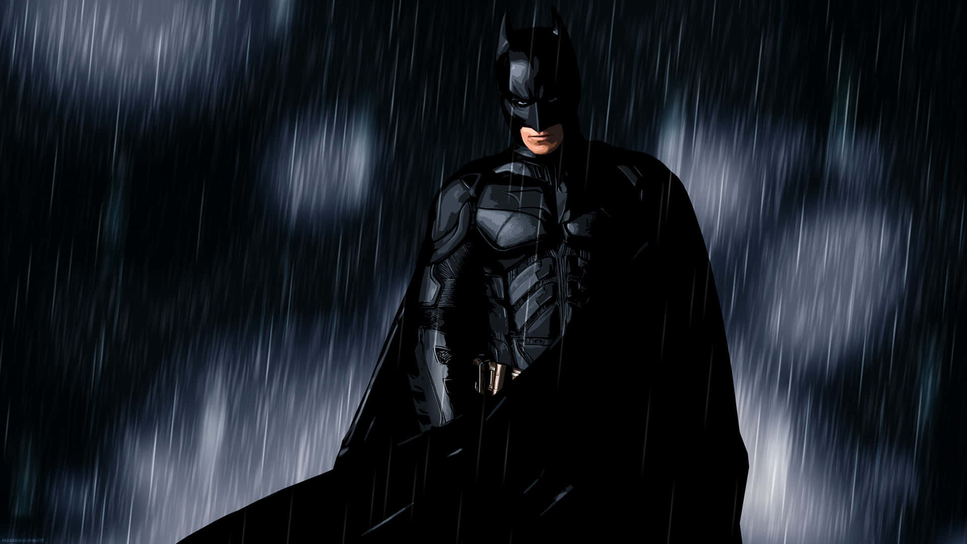 ¡prepáratepara Defender Gotham Con Este Elegante Fondo De Pantalla De Batman! Fondo de pantalla