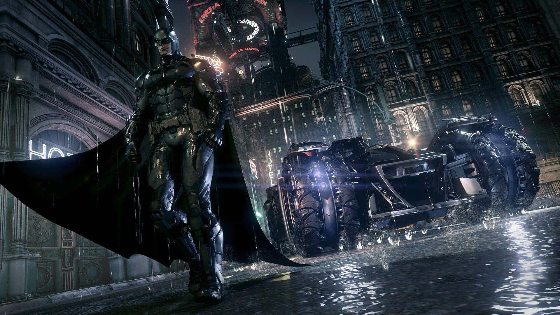 Step into the world of Batman with this HD wallpaper Wallpaper