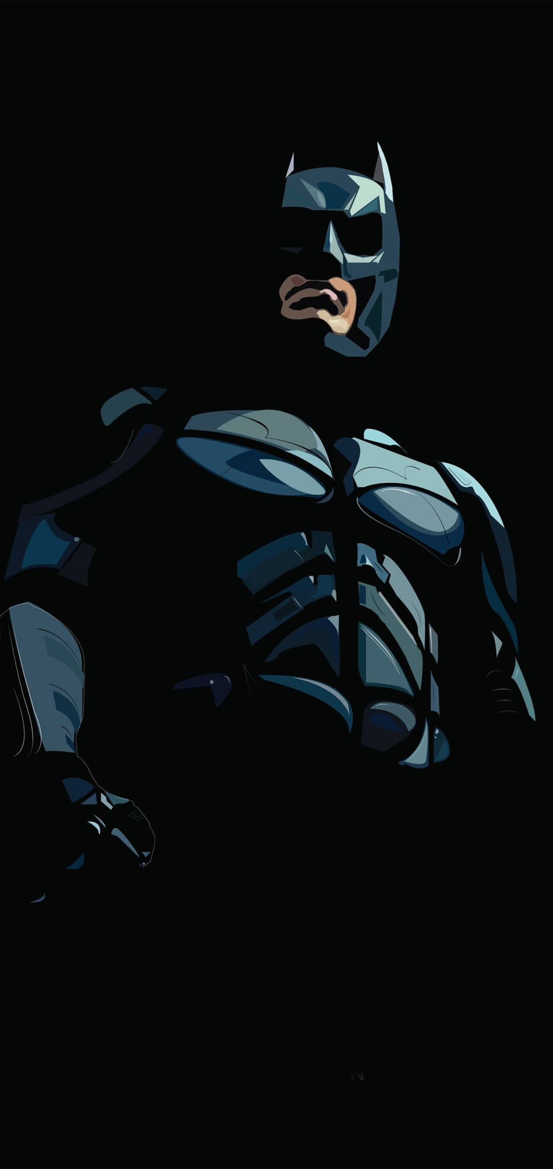 Batman Digital Artwork iPhone X Wallpaper