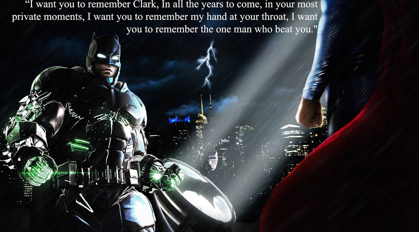 Download Batman Fighting Superman Quotes Wallpaper 