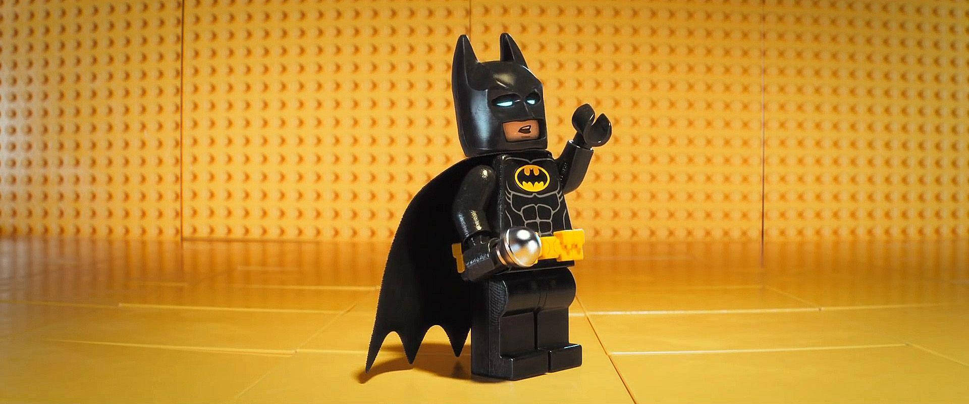 Batmanaus Dem Lego Batman Film Seitenansicht. Wallpaper