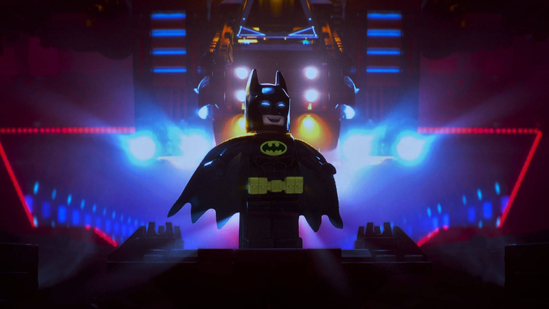Batman Gets The Spotlight In The Lego Batman Movie Wallpaper