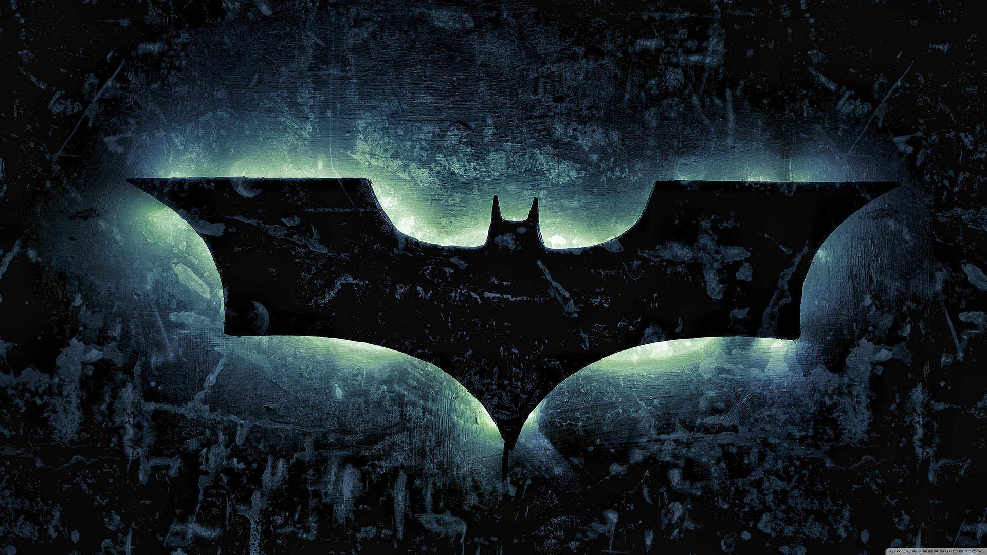 Download Batman Glowing Logo 4k Wallpaper