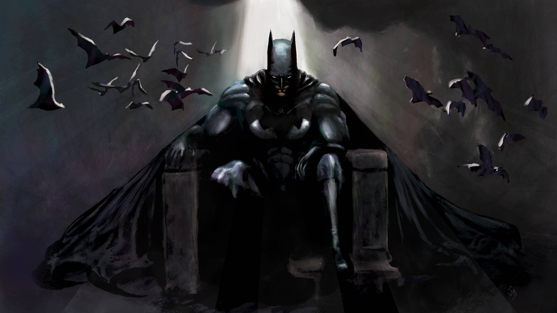 Batman Goth Art Wallpaper