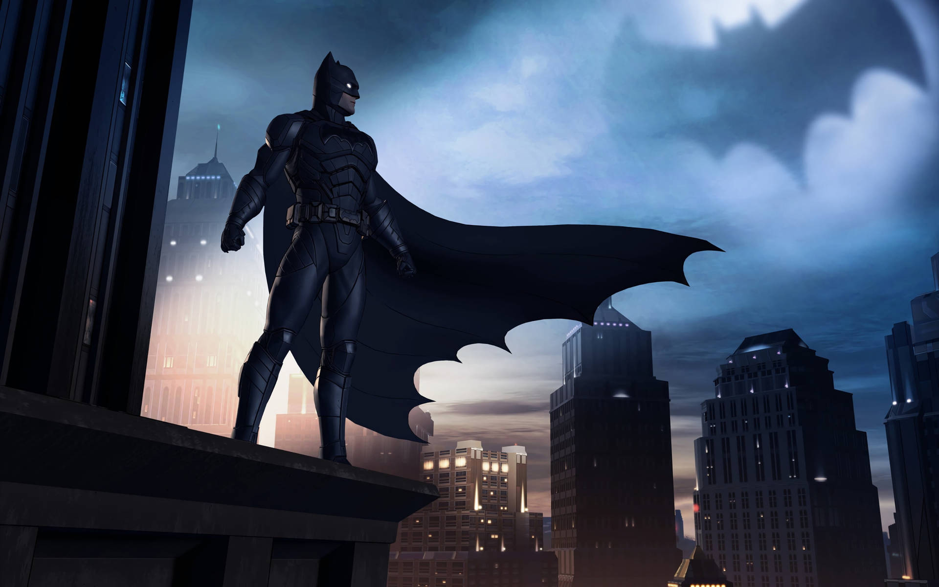 Batman Gotham opkald til telefon tapet. Wallpaper
