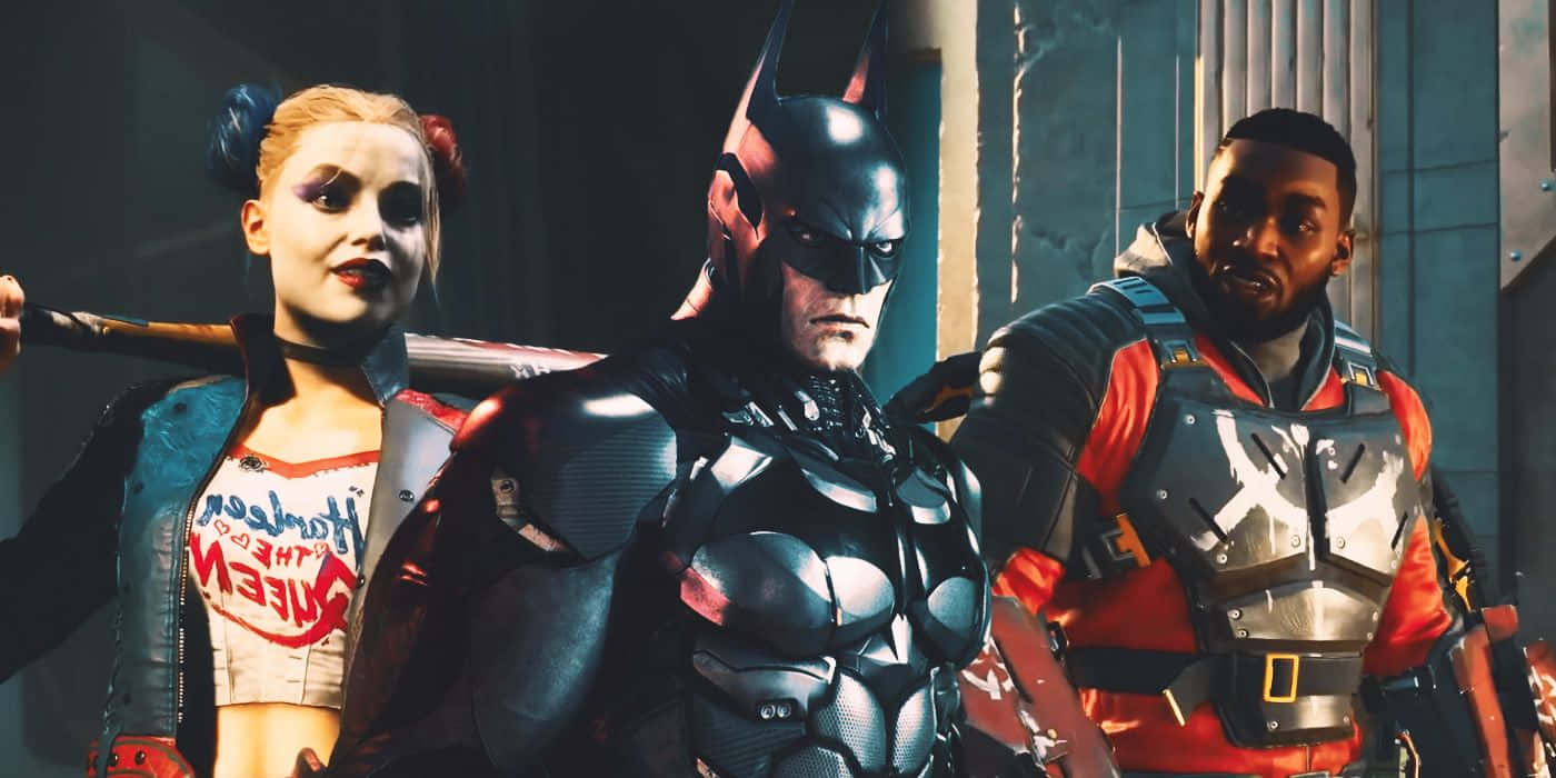 Trio Cosplay Batman, Harley, Dan Deadshot Wallpaper