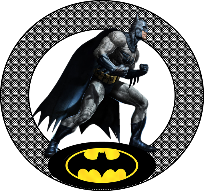 Batman In Action Logo PNG