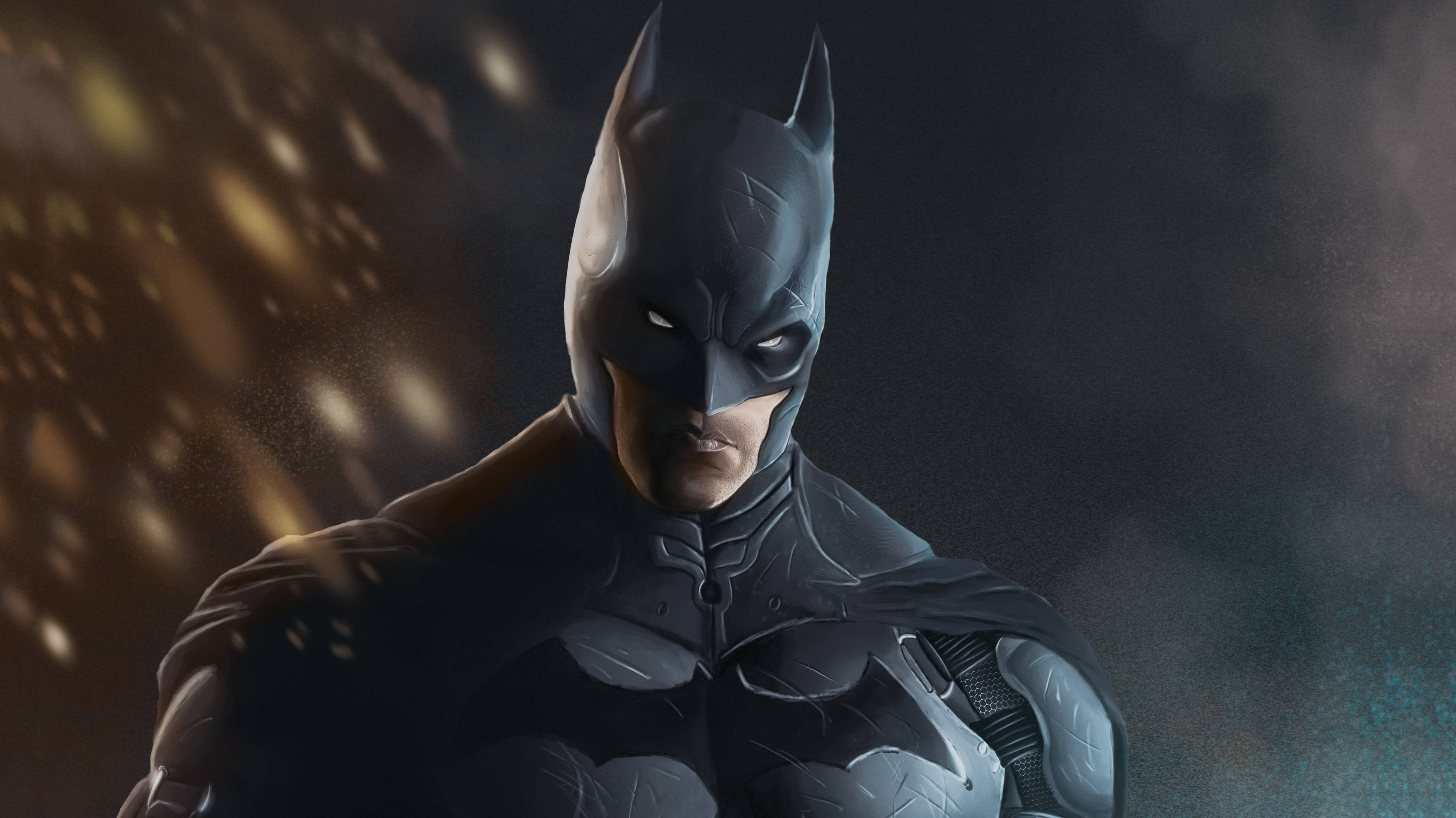 Download Batman In Bat-suit Arkham City 4k Wallpaper 