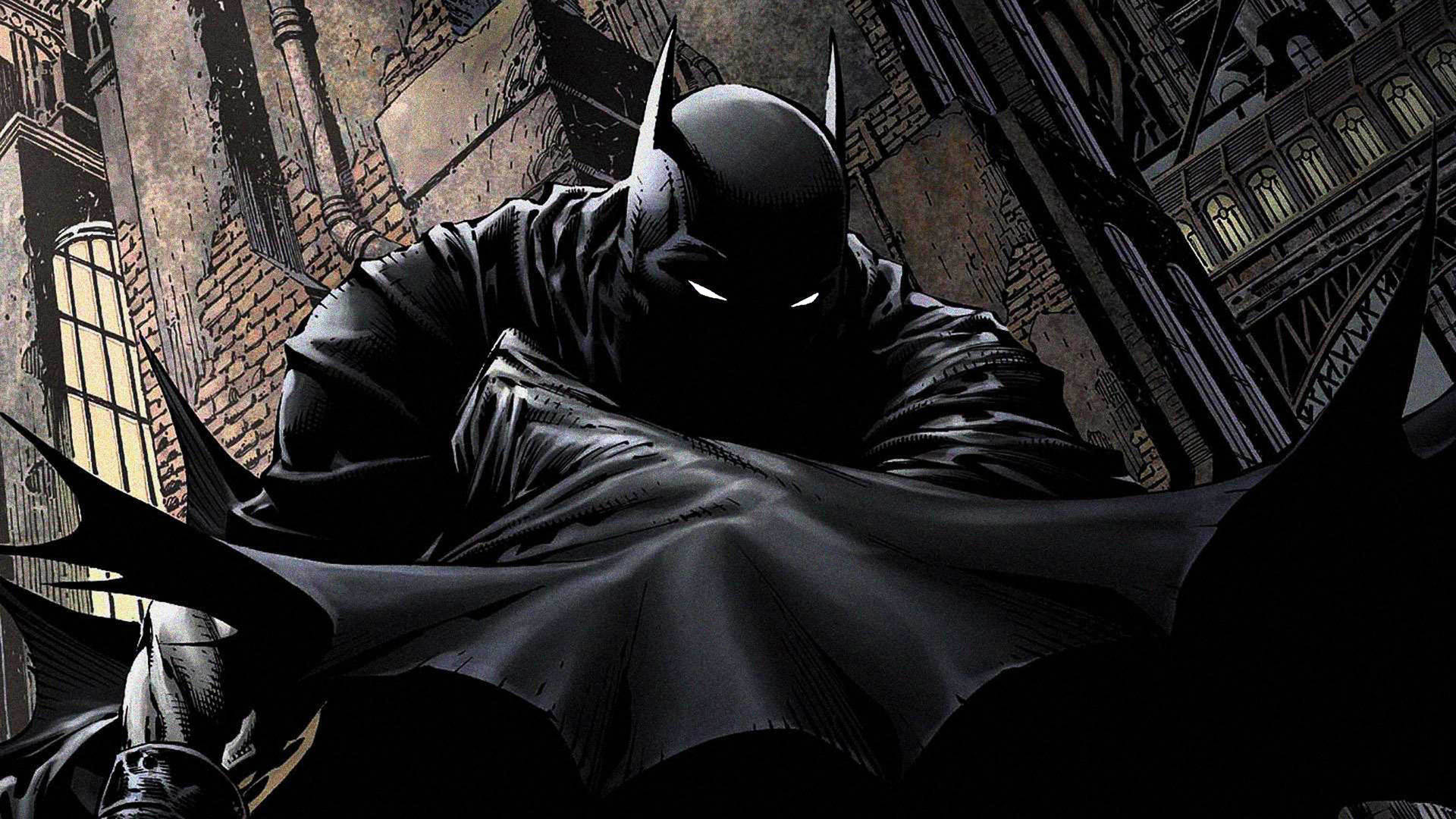 Batman In Building Comics Wallpaper