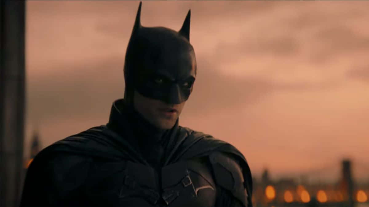 Batman In Sunset Movie Wallpaper