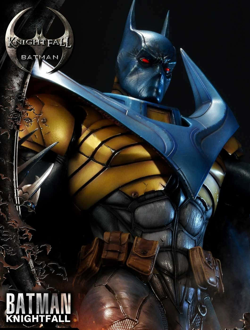 Batman in the iconic Knightfall storyline Wallpaper