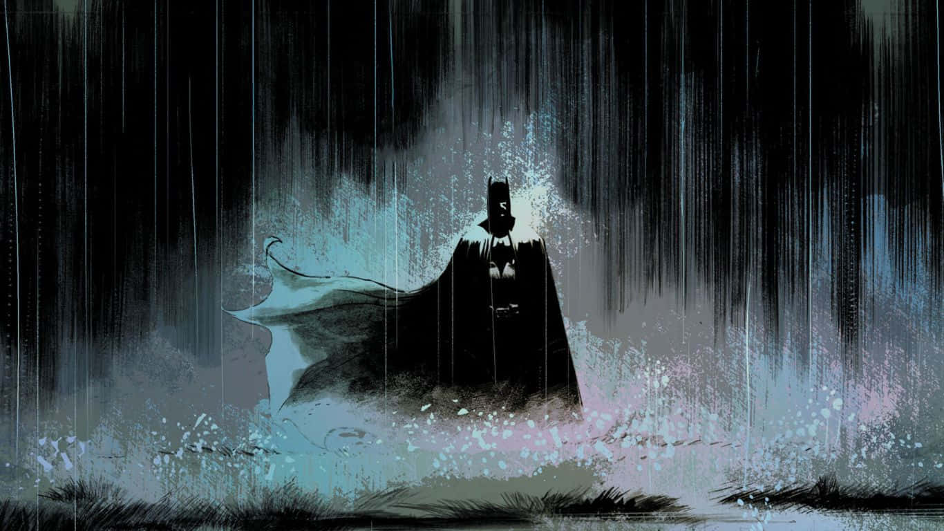 Få Batmans ikoniske udseende på din bærbare skærm Wallpaper