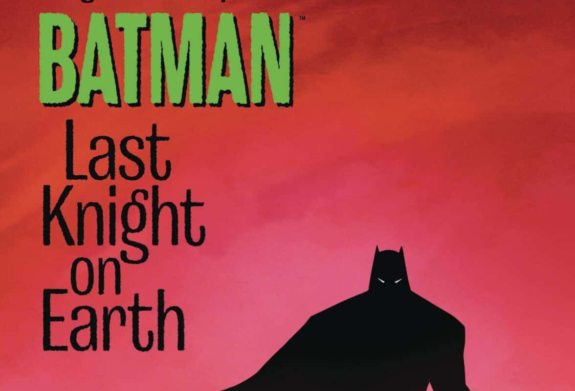 Batman: Laatste Ridder Op Aarde - Cover Kunst Achtergrond