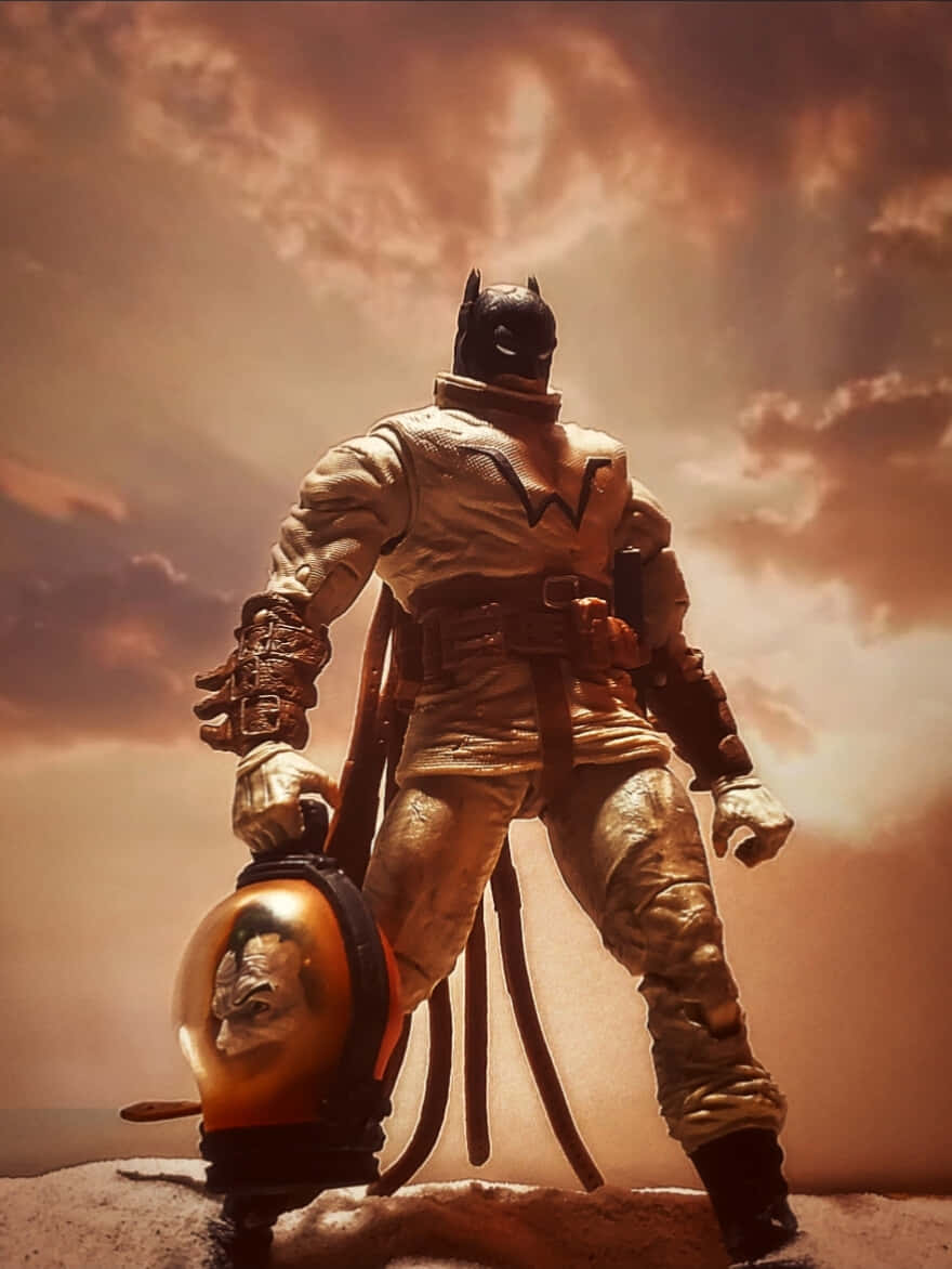 Figur Batman Malam Terakhir Di Bumi Wallpaper