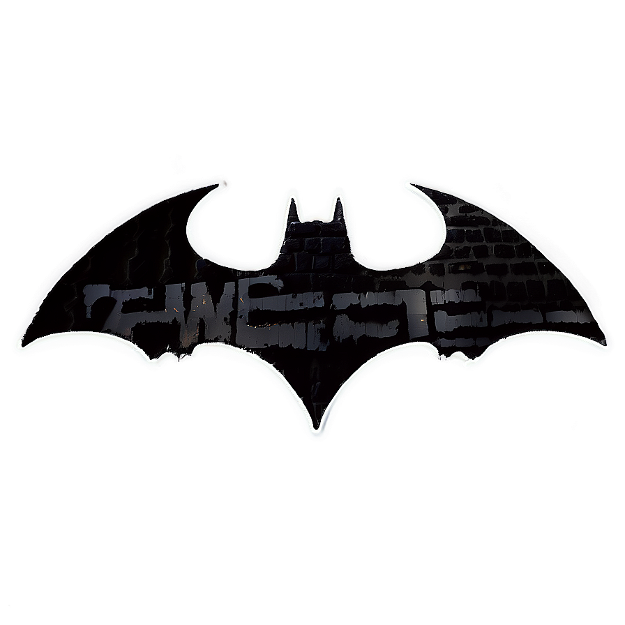 Batman Logo Graffiti Style Png 05042024 PNG