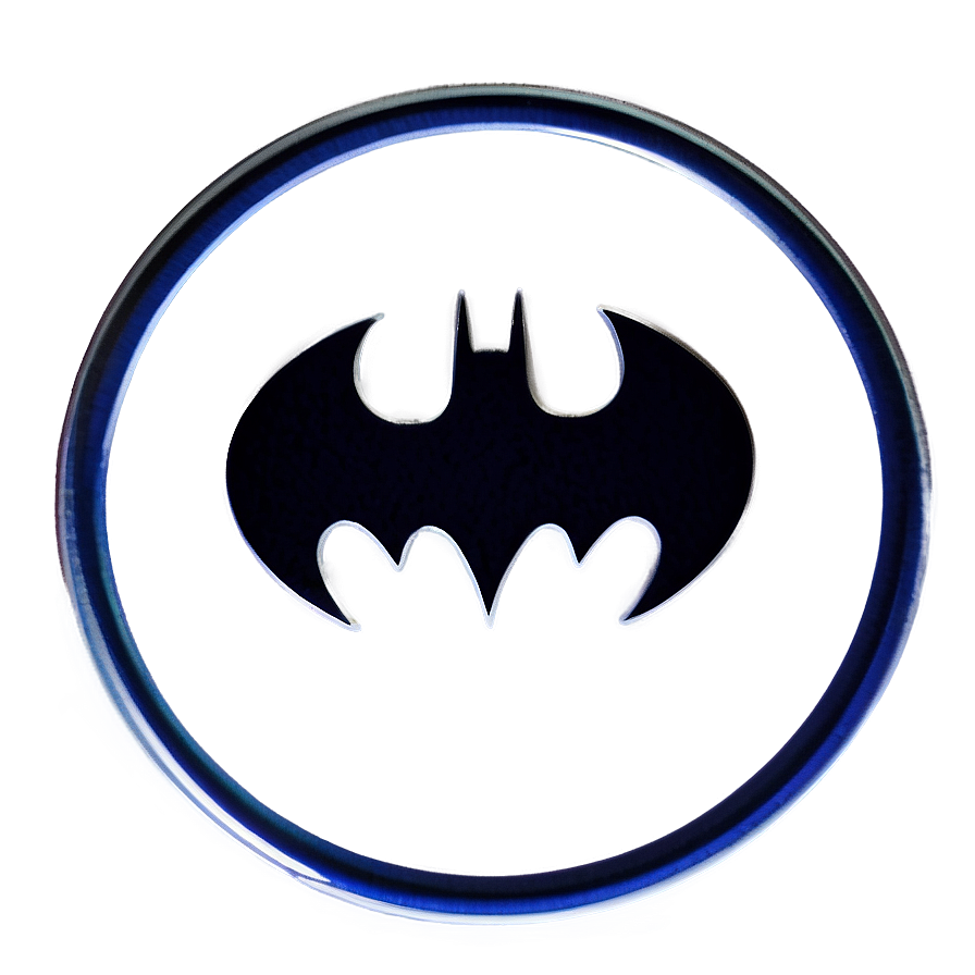 Batman Logo In Circle Png 05042024 PNG