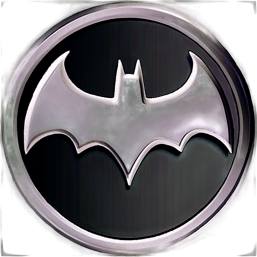 Batman Logo In Circle Png 05042024 PNG