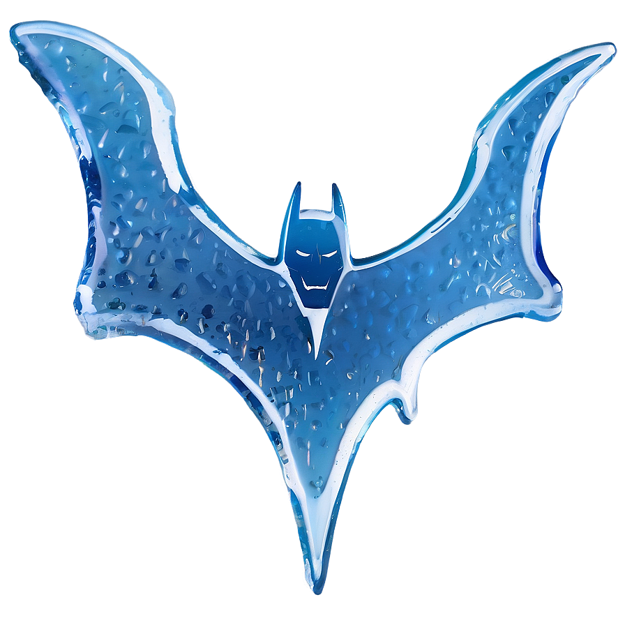 Batman Logo In Ice Png Wpt47 PNG
