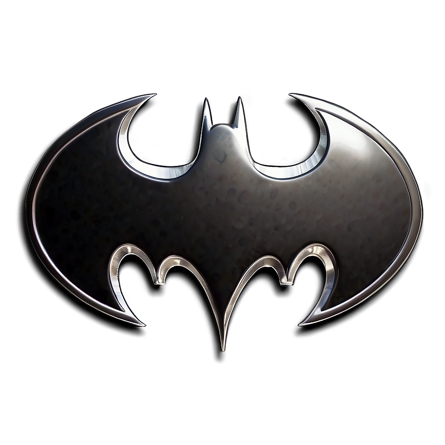 Download Batman Logo In Metal Png Waq55 | Wallpapers.com