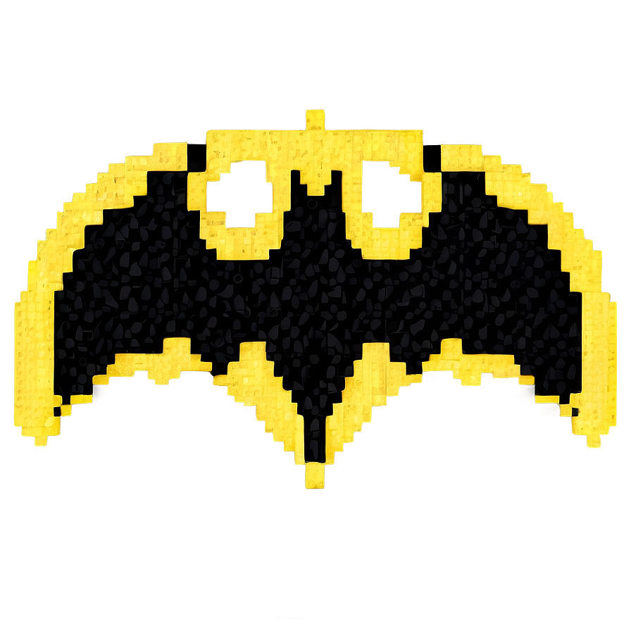 Download Batman Logo In Pixel Art Png 05042024 | Wallpapers.com