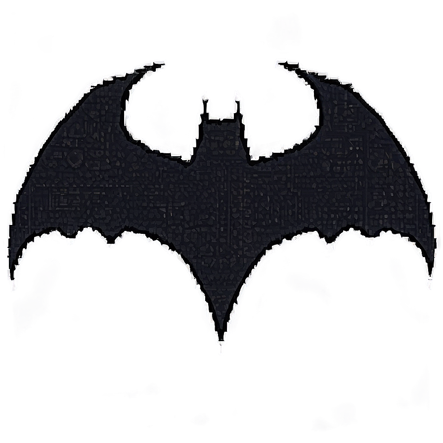 Batman Logo In Pixel Art Png Aam28 PNG