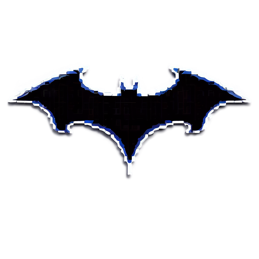Batman Logo In Pixel Art Png Yav PNG